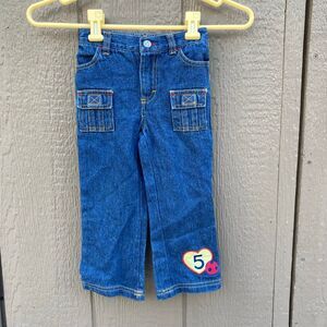 vintage 2006 nick jr. girls size 3t jeans 5 soccer